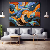 Abstract Pattern Splendor Painting by Numbers